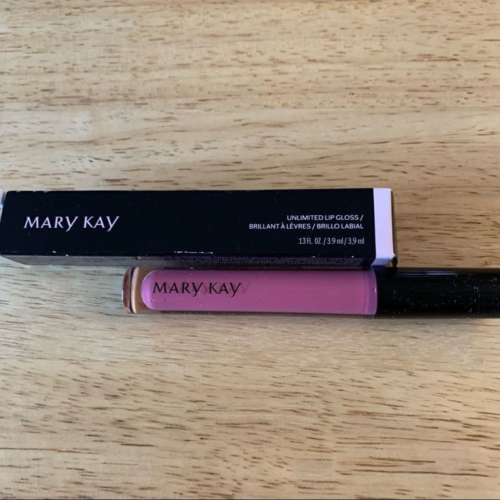 NWT Mary Kay Pink Ballerina Unlimited Lip Gloss New in Box .13 oz
